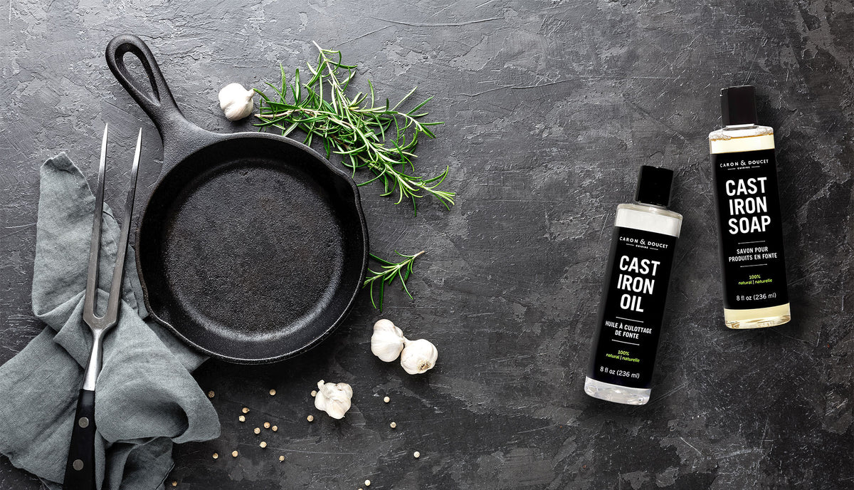 Cast Iron Seasoning, Conditioning and Cleaning, Caron & Doucet – Caron &  Doucet