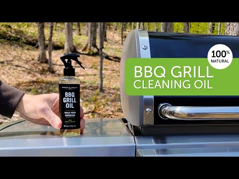  CARON & DOUCET - BBQ Grill Cleaner Oil, 100% Plant-Based &  Vegan, Best for Cleaning Barbeque Grills & Grates, Use with Wooden  Scrapers, Brushes, Accessories & Tools