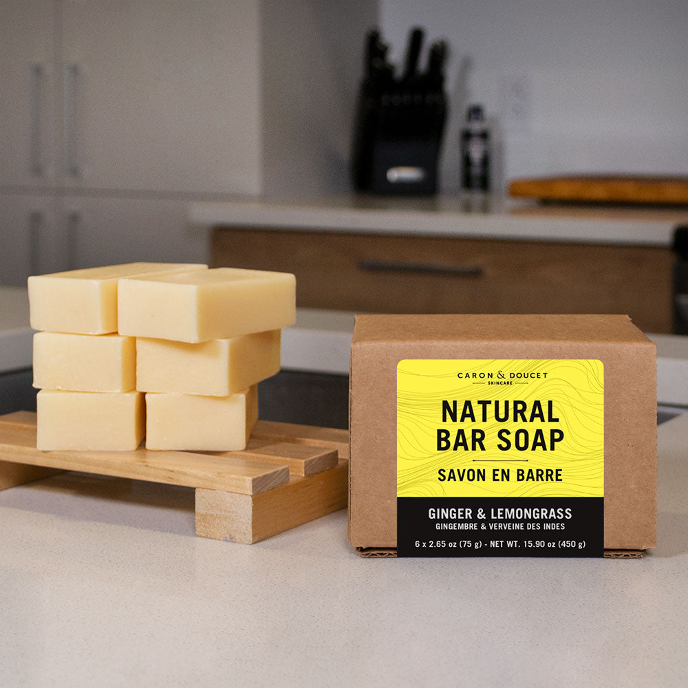 Ginger & Lemongrass Castile Bar Soap (6)