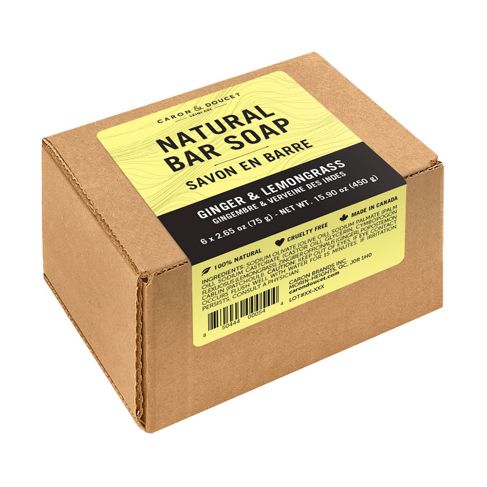 Ginger & Lemongrass Castile Bar Soap (6)