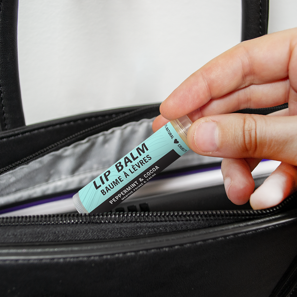 Peppermint & Cocoa Lip Balms (4)