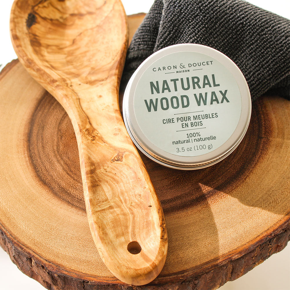 Caron and Doucet Natural Wood Wax Wooden Spoons