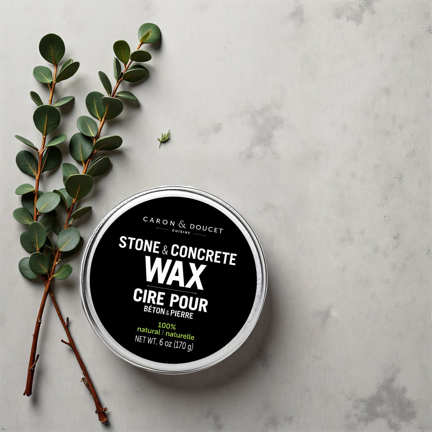 Stone & Concrete Care Wax, 6oz