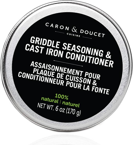 Griddle Seasoning & Cast Iron Conditioner 2 in 1 Formula, 6 oz