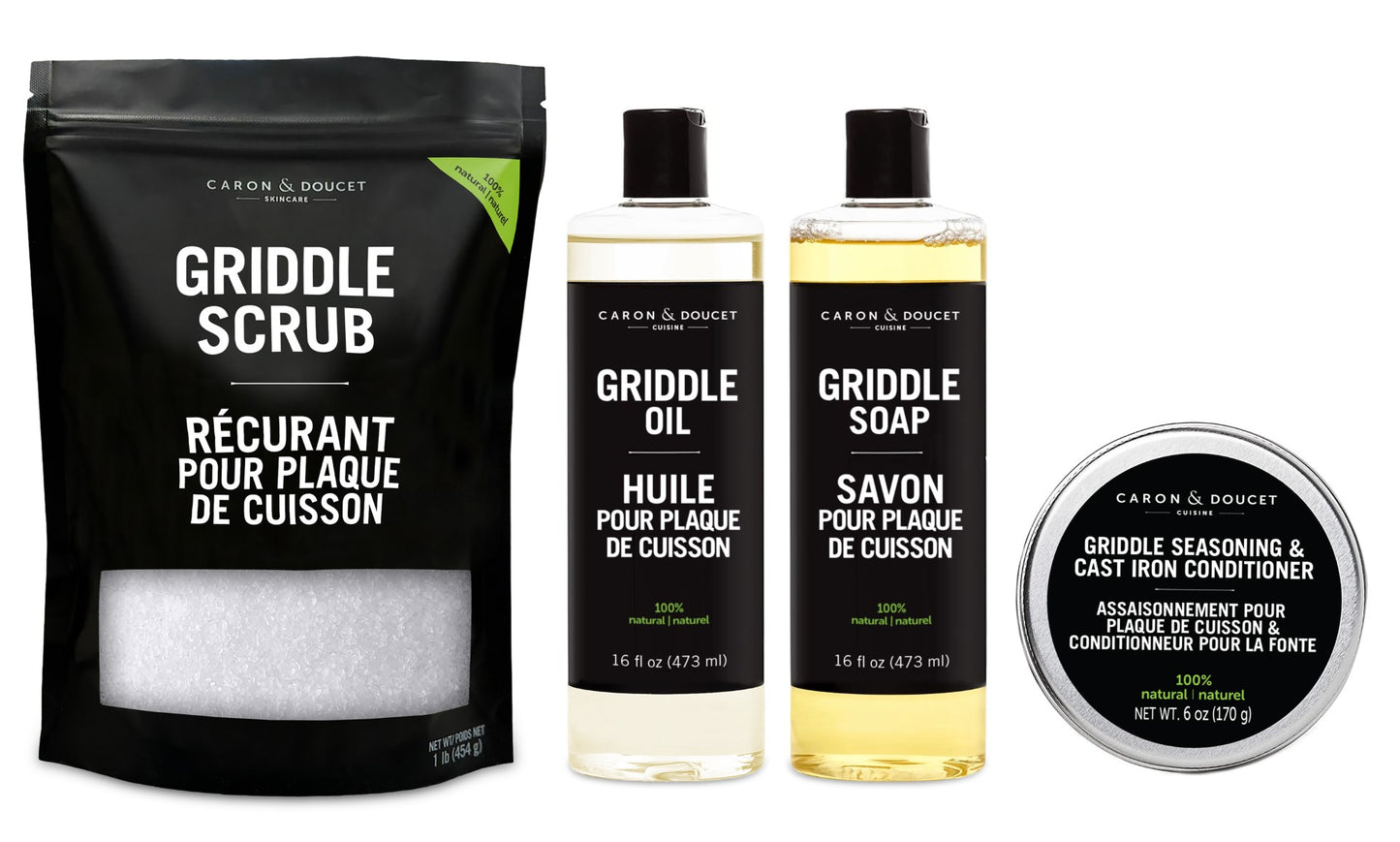 Ultimate Griddle Set | Seasoning, Oil, Soap & Salt Scrub