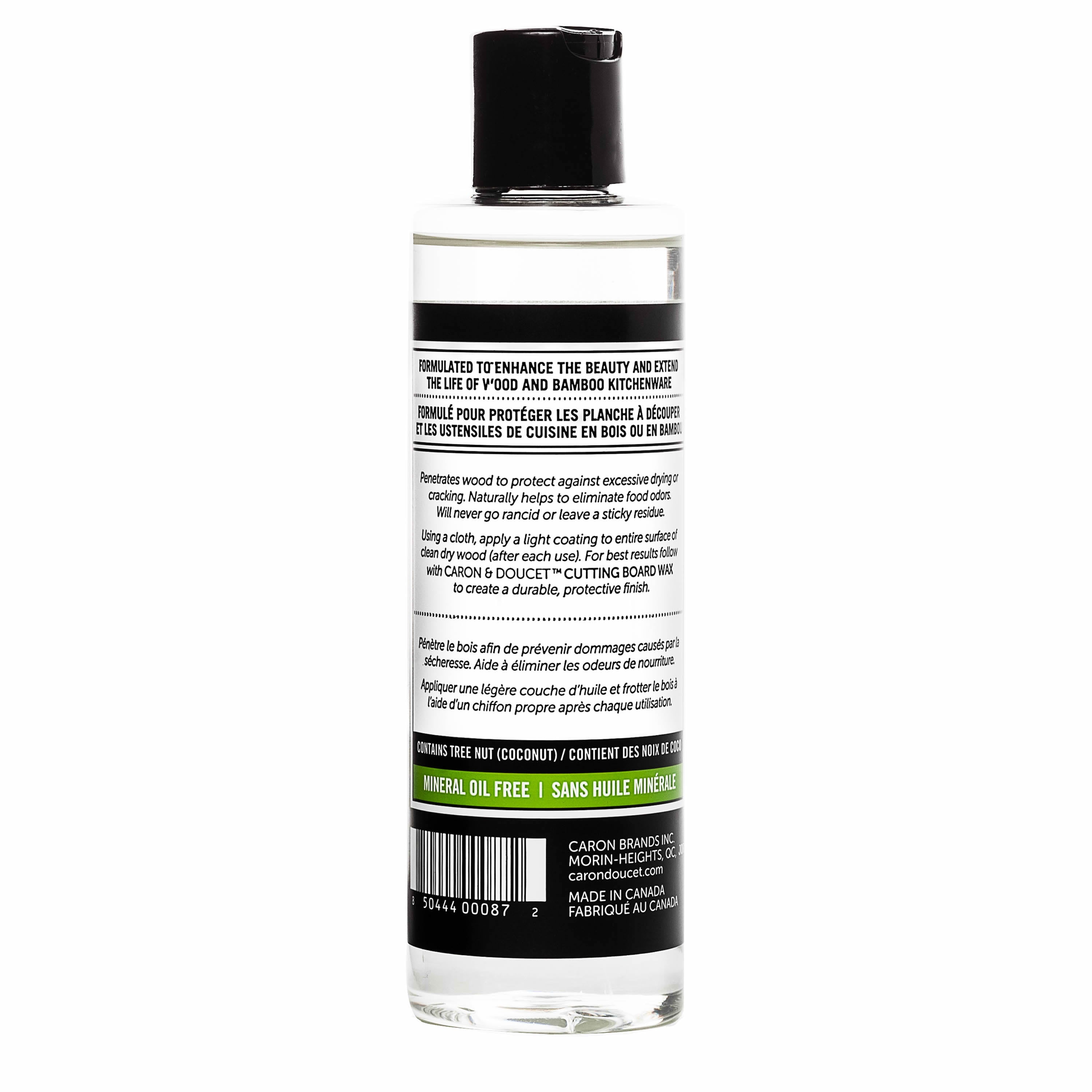 Cutting Board & Butcher Block Oil 100 Natural Caron & Doucet