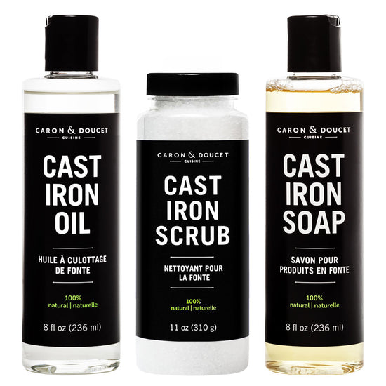 CARON & DOUCET - Cast Iron Cleaning Soap | 100% Plant-Based Soap | Best for  Cleaning, Restoring, Rem…See more CARON & DOUCET - Cast Iron Cleaning Soap
