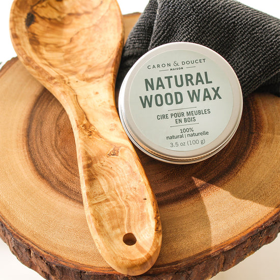 Load image into Gallery viewer, Caron and Doucet Natural Wood Wax Wooden Spoons
